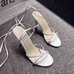 High Heel Sandals Women's Round Toe Strap Stiletto Heel